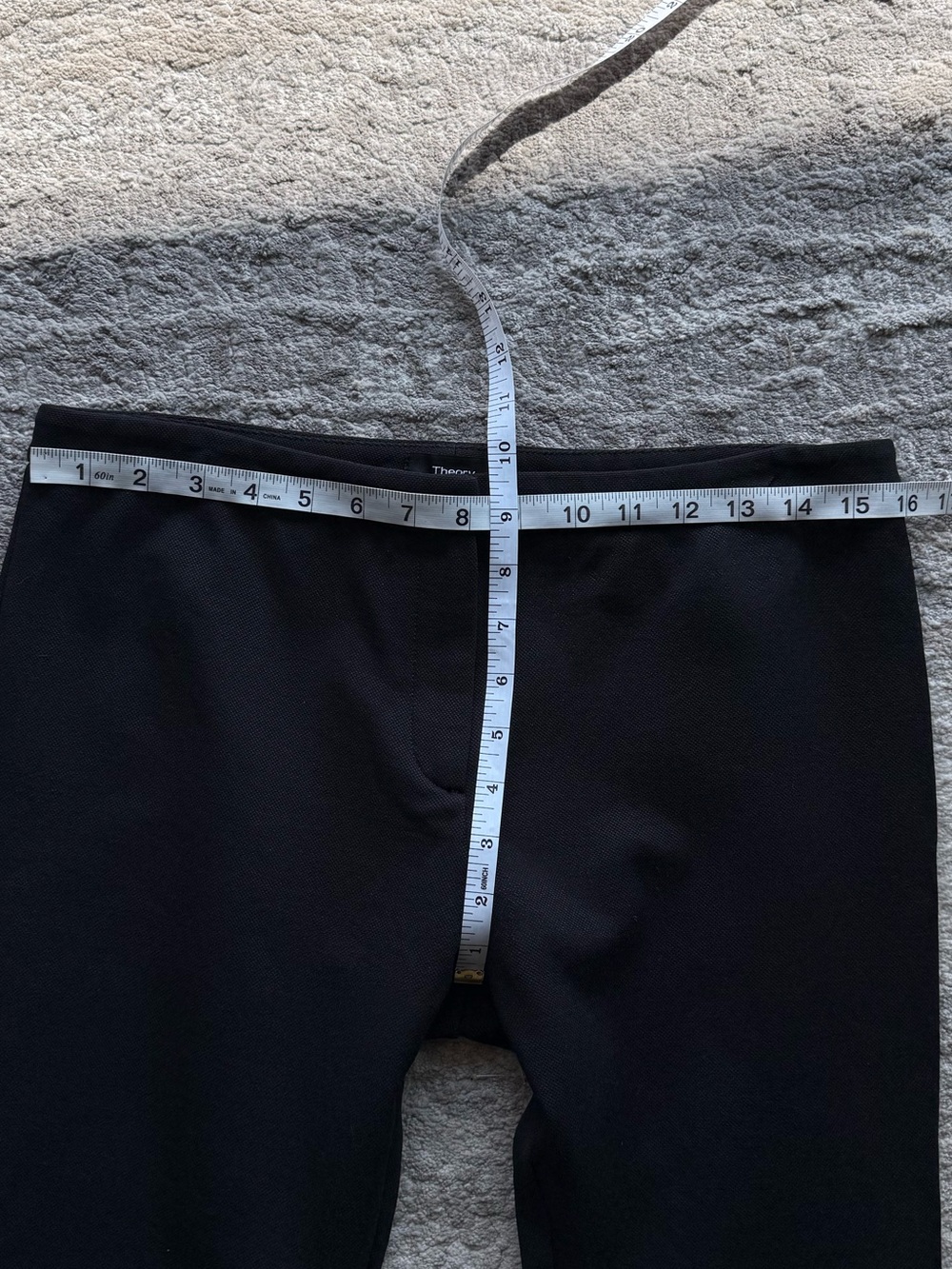 Theory Classic Skinny Pants in Solid Black | 10 - Picture 5 of 9